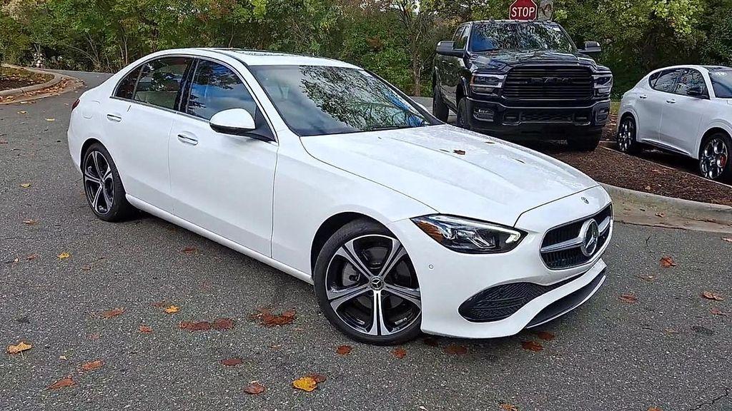 used 2024 Mercedes-Benz C-Class car, priced at $33,499