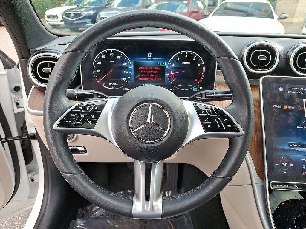 used 2024 Mercedes-Benz C-Class car, priced at $33,499