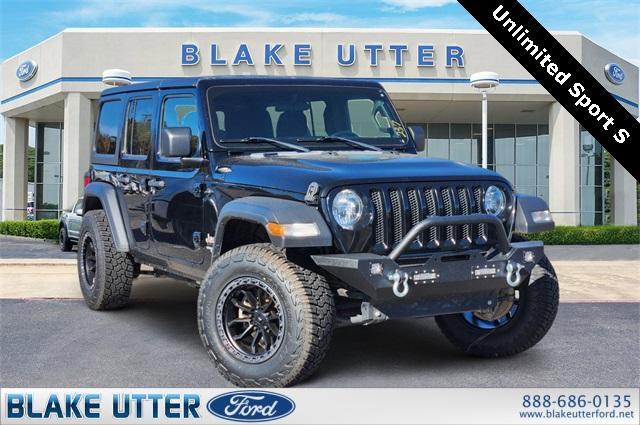 used 2021 Jeep Wrangler Unlimited car, priced at $21,999
