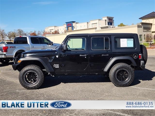 used 2021 Jeep Wrangler Unlimited car, priced at $21,999