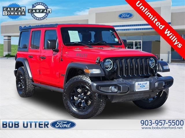 used 2021 Jeep Wrangler Unlimited car, priced at $23,499