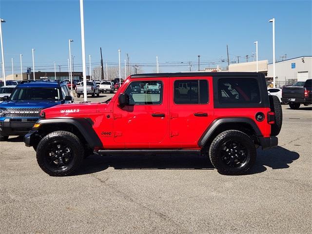 used 2021 Jeep Wrangler Unlimited car, priced at $23,499