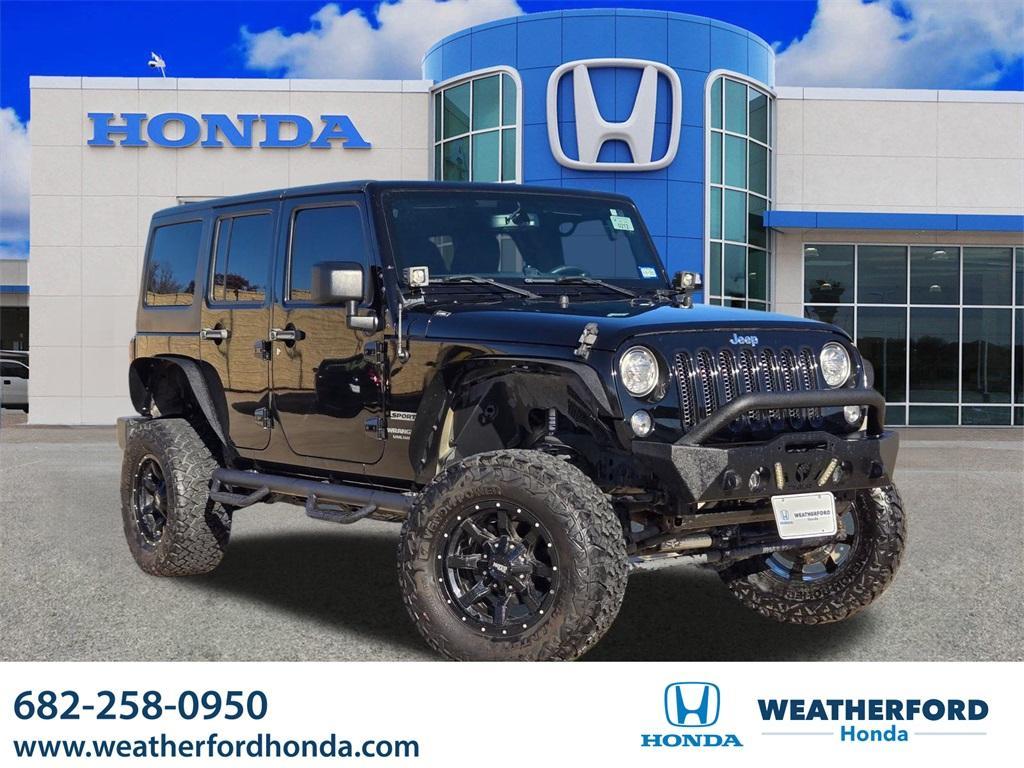 used 2017 Jeep Wrangler Unlimited car, priced at $18,839