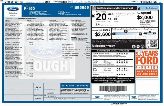 used 2015 Ford F-150 car, priced at $15,985