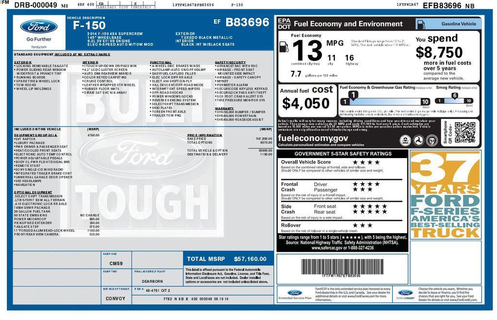 used 2014 Ford F-150 car, priced at $32,985