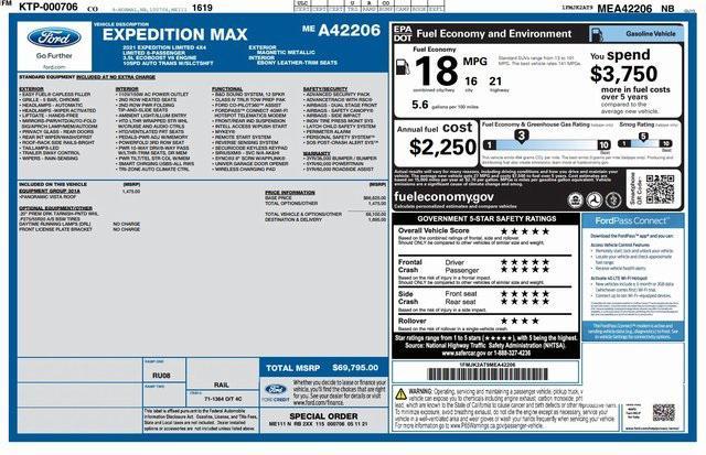 used 2021 Ford Expedition Max car, priced at $29,995