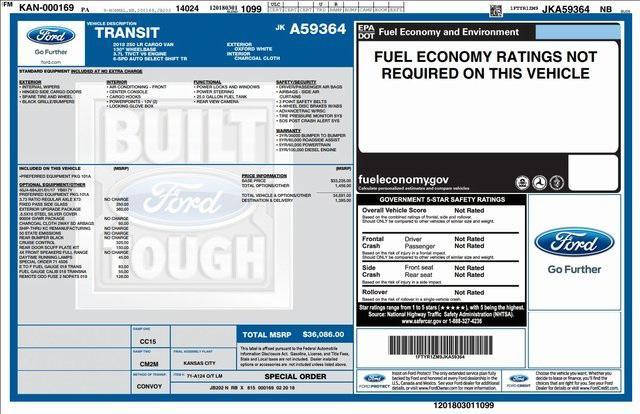 used 2018 Ford Transit-250 car, priced at $14,485