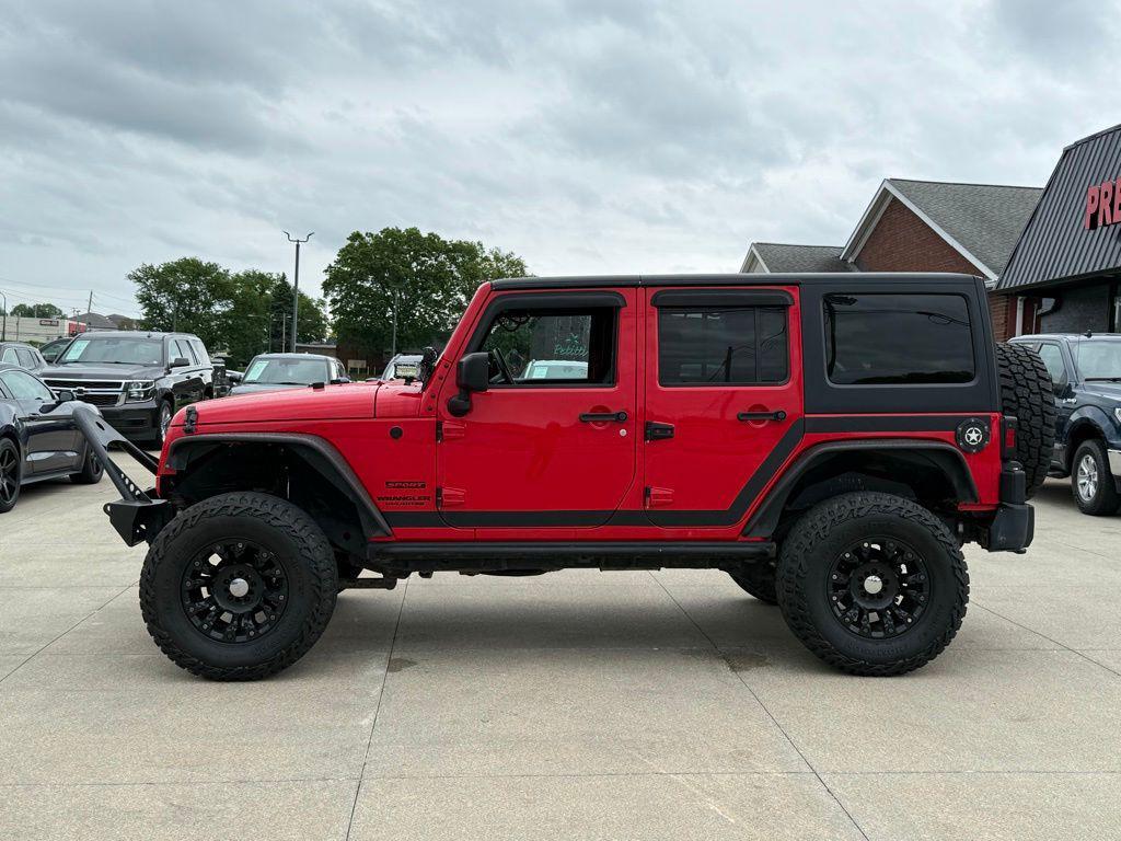 used 2016 Jeep Wrangler Unlimited car, priced at $15,985