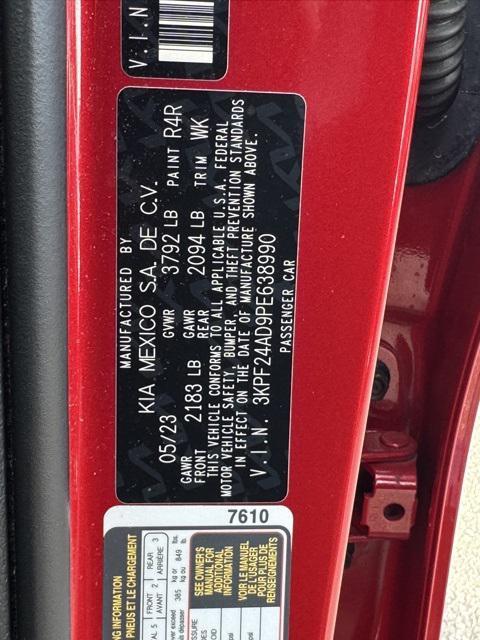 used 2023 Kia Forte car, priced at $16,024