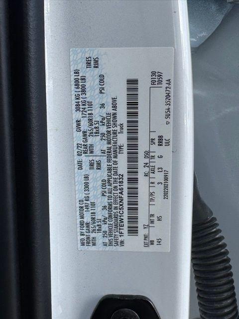 used 2022 Ford F-150 car, priced at $39,934