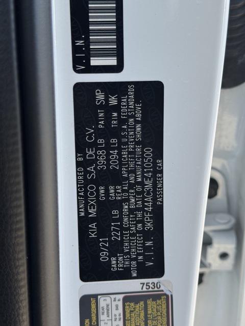 used 2021 Kia Forte car, priced at $16,946