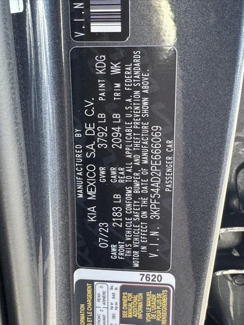 used 2023 Kia Forte car, priced at $18,799