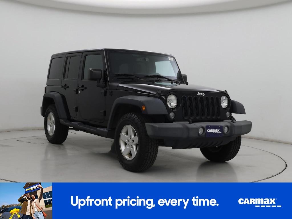 used 2016 Jeep Wrangler car, priced at $18,998