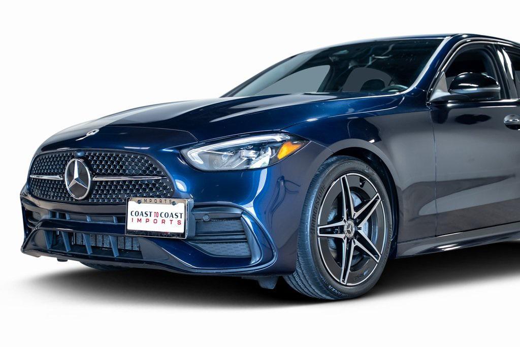 used 2023 Mercedes-Benz C-Class car, priced at $34,990