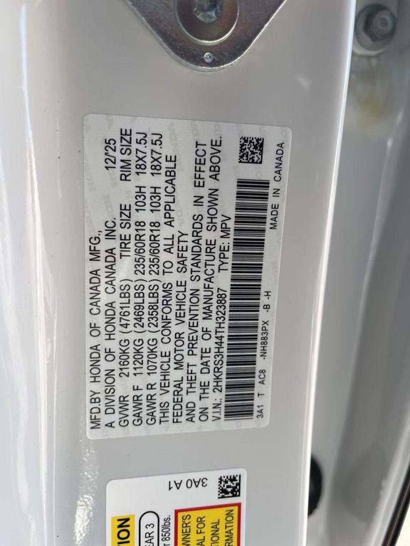 new 2026 Honda CR-V car, priced at $35,055