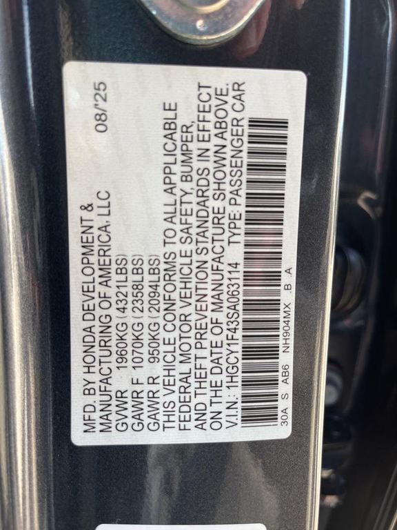 new 2025 Honda Accord car, priced at $29,710