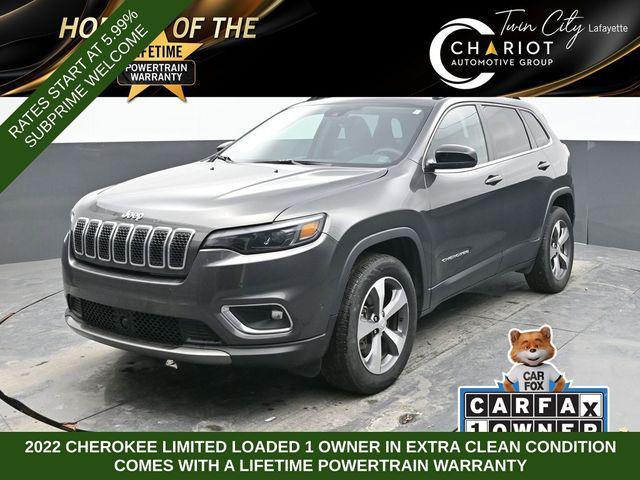 used 2022 Jeep Cherokee car, priced at $24,749
