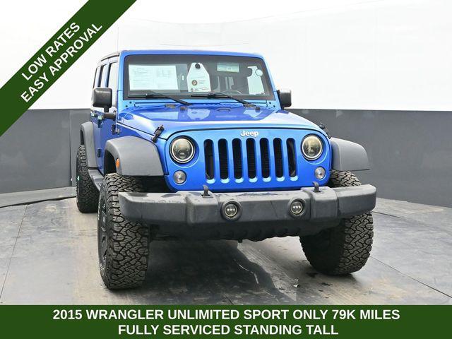 used 2015 Jeep Wrangler Unlimited car, priced at $16,749
