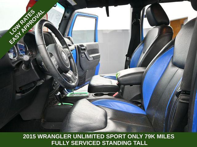 used 2015 Jeep Wrangler Unlimited car, priced at $16,749