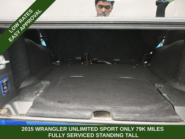 used 2015 Jeep Wrangler Unlimited car, priced at $16,749