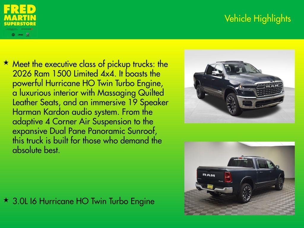 Blue Metallic 2026 RAM 1500 Limited