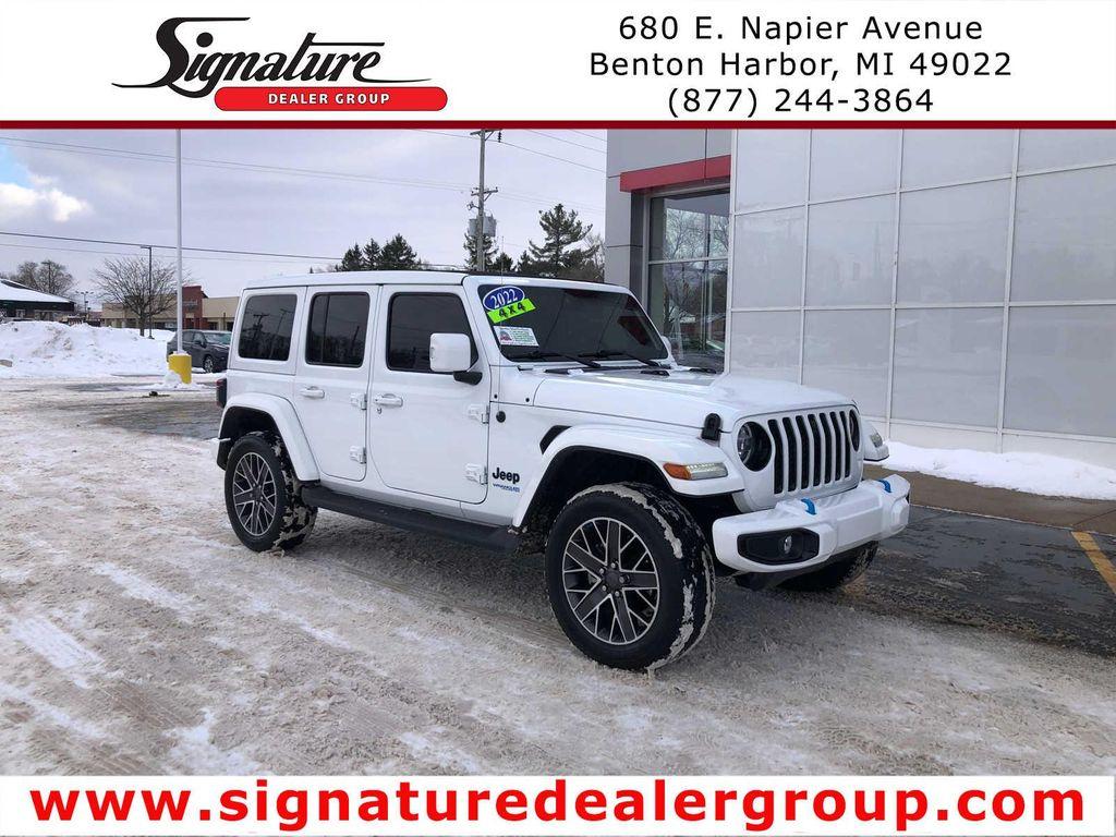used 2022 Jeep Wrangler Unlimited 4xe car, priced at $29,900