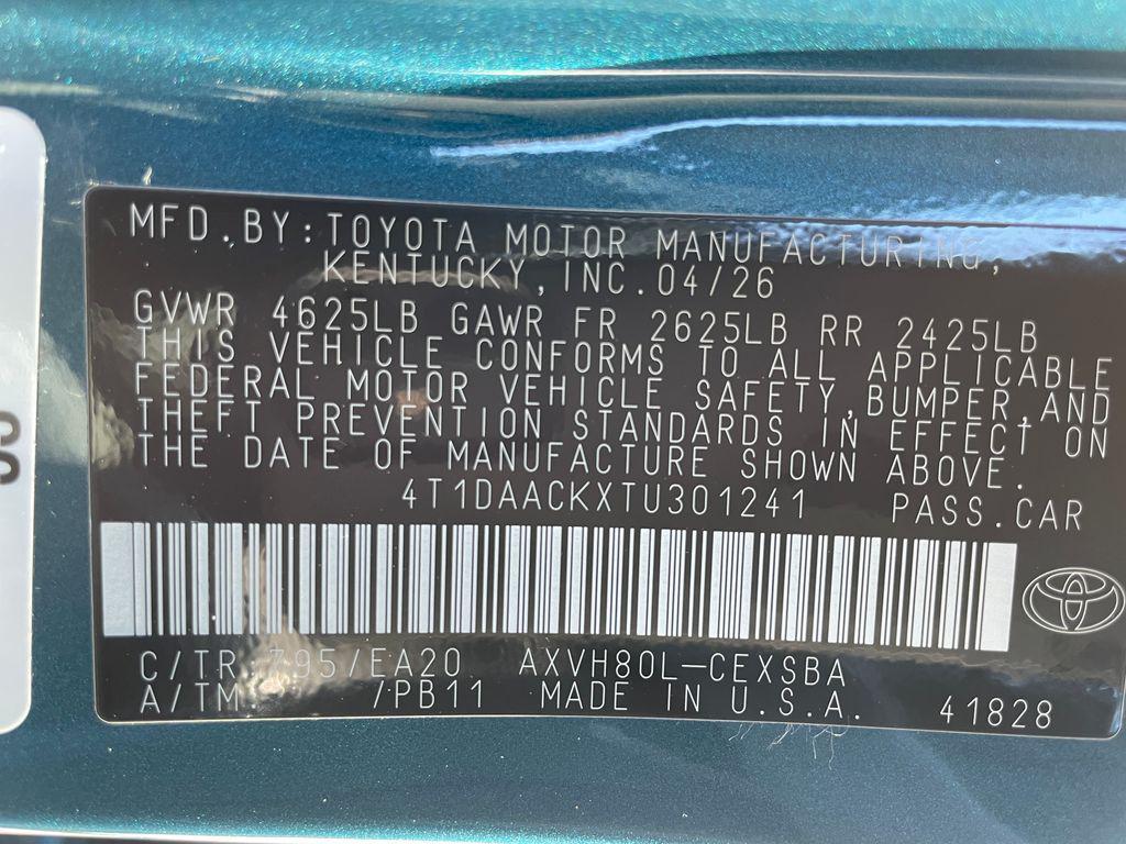new 2026 Toyota Camry car, priced at $35,507