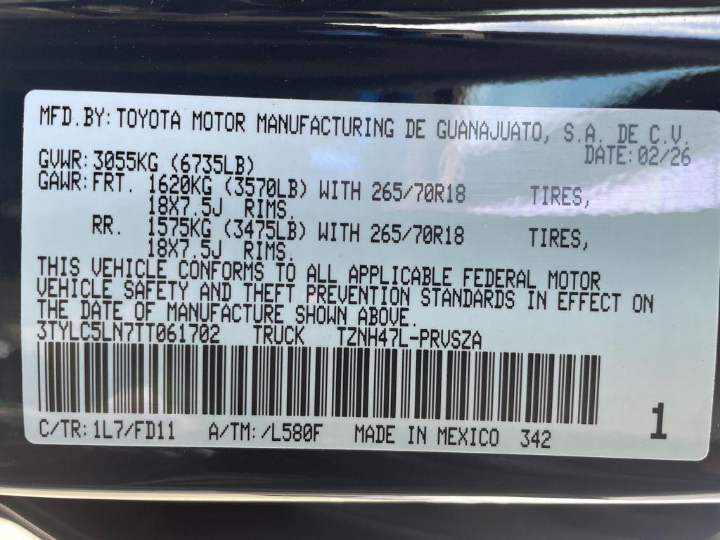 new 2026 Toyota Tacoma Hybrid car, priced at $48,660