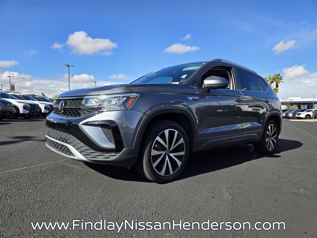 used 2023 Volkswagen Taos car, priced at $18,400