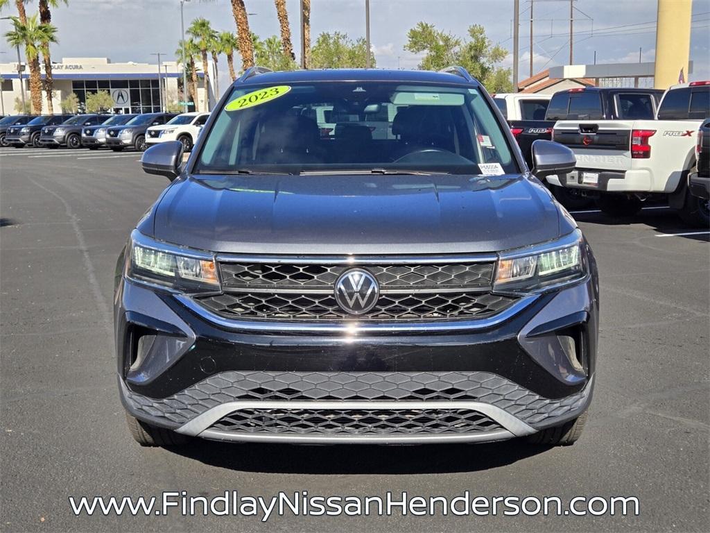 used 2023 Volkswagen Taos car, priced at $18,400
