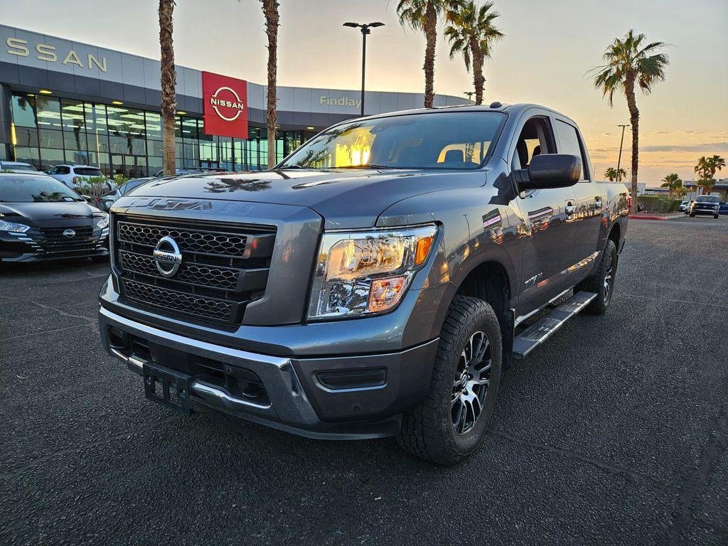 used 2021 Nissan Titan car, priced at $30,483
