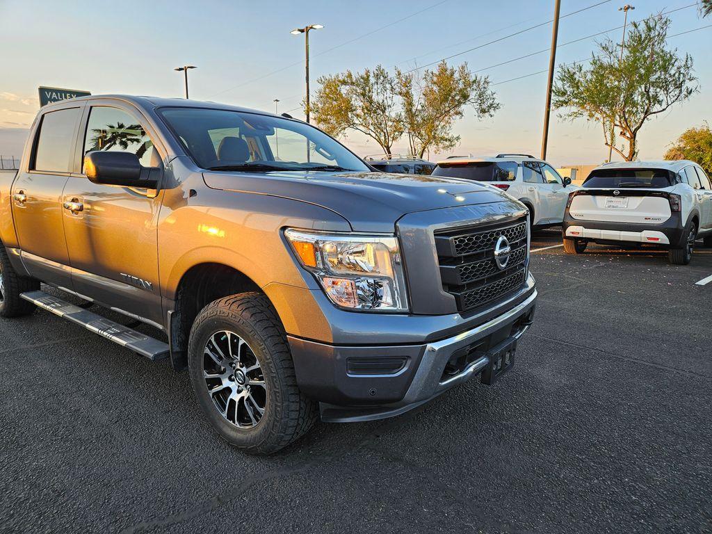used 2021 Nissan Titan car, priced at $30,483