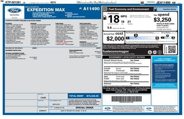 used 2018 Ford Expedition Max car, priced at $15,830