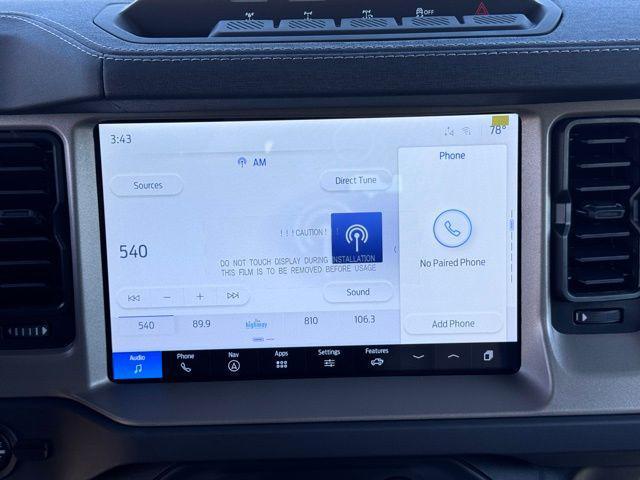 new 2025 Ford Bronco car, priced at $58,302