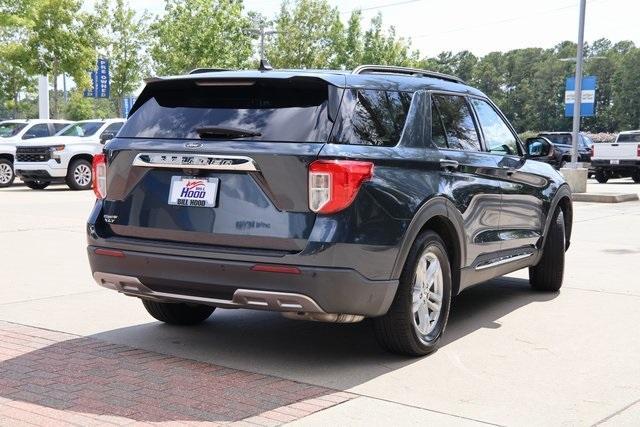 2022 Stone Blue Metallic Ford Explorer