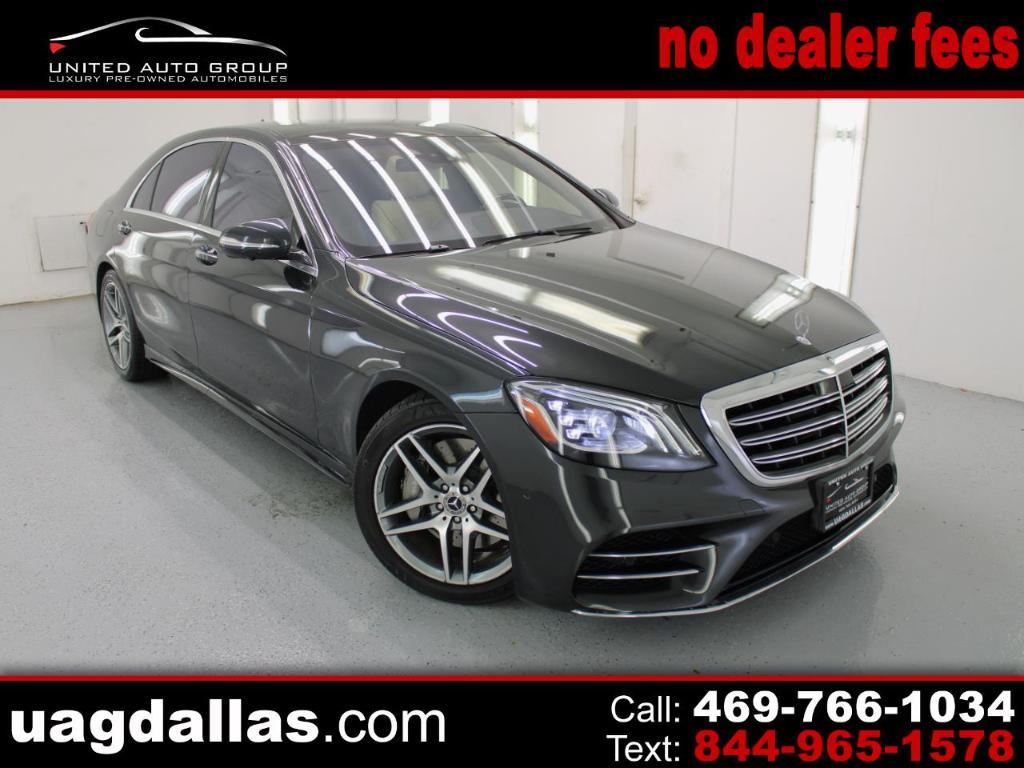 used 2018 Mercedes-Benz S-Class car, priced at $39,995