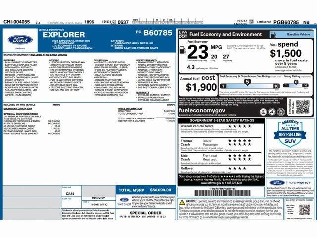 used 2023 Ford Explorer car, priced at $28,999