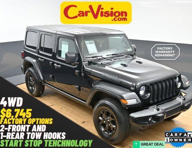 used 2021 Jeep Wrangler Unlimited car, priced at $25,499