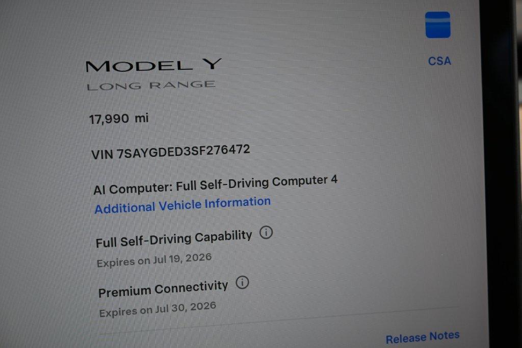 used 2025 Tesla Model Y car, priced at $36,799