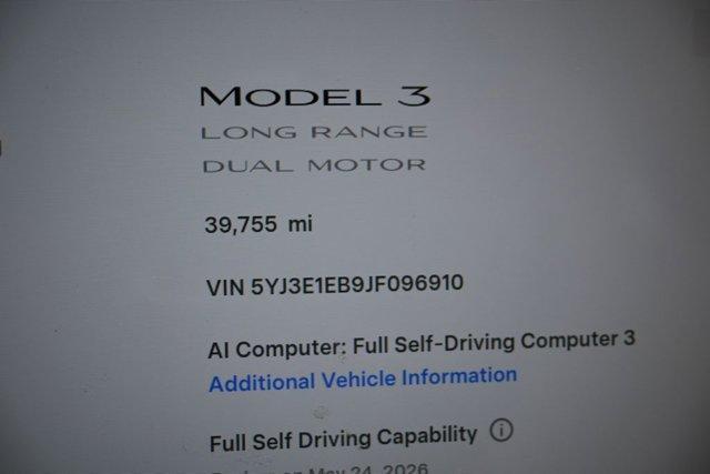 used 2018 Tesla Model 3 car, priced at $19,999