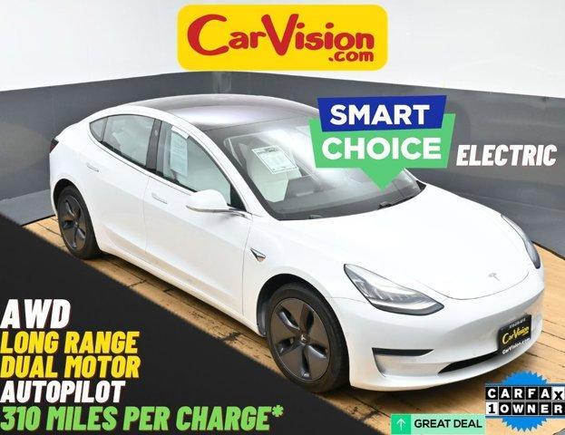 used 2018 Tesla Model 3 car, priced at $19,999
