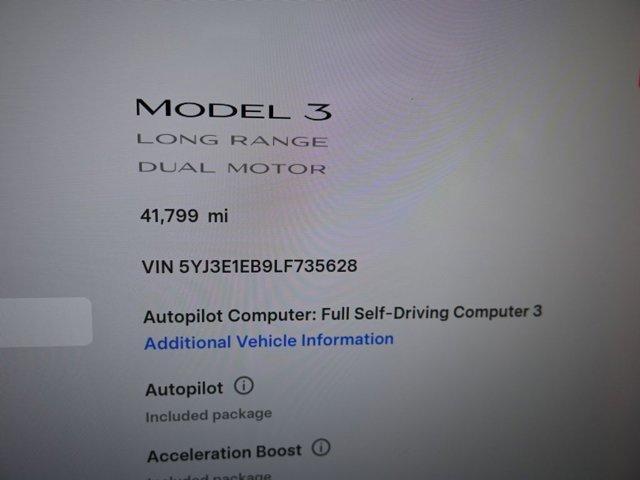 used 2020 Tesla Model 3 car, priced at $19,999