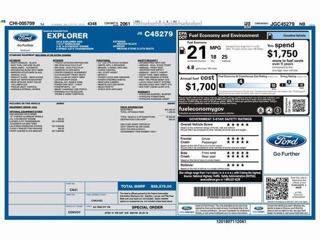 used 2018 Ford Explorer car, priced at $14,999