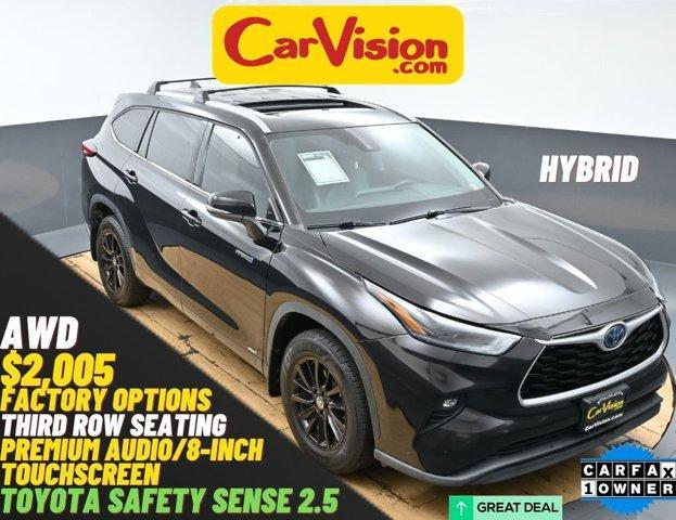 used 2021 Toyota Highlander Hybrid car, priced at $30,999