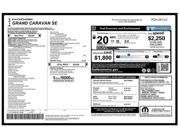 used 2018 Dodge Grand Caravan car, priced at $18,999
