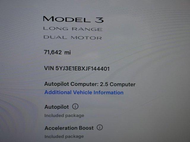used 2018 Tesla Model 3 car, priced at $17,499