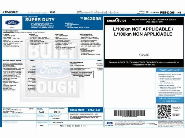 used 2024 Ford F-350 car, priced at $56,098