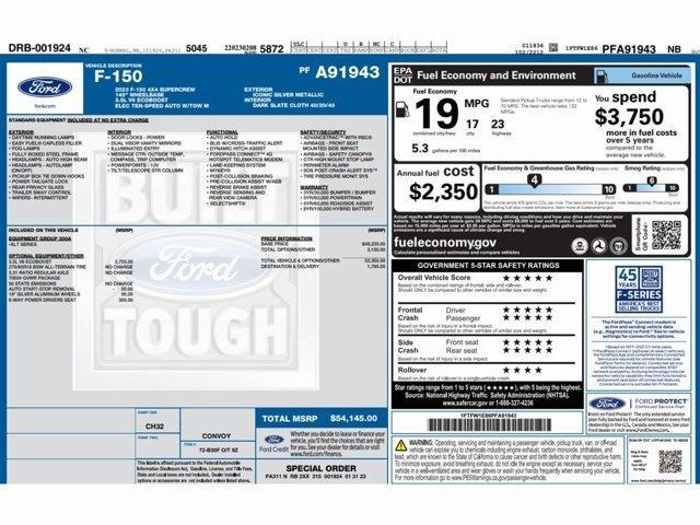 used 2023 Ford F-150 car, priced at $33,499