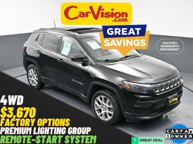 used 2022 Jeep Compass car, priced at $18,999