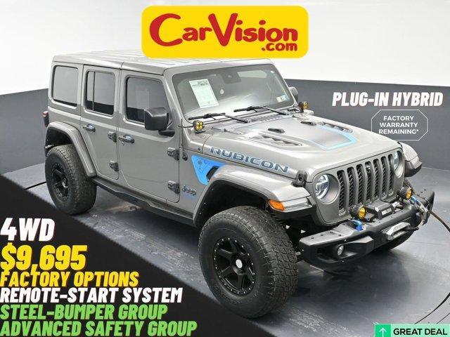 used 2021 Jeep Wrangler Unlimited 4xe car, priced at $25,499